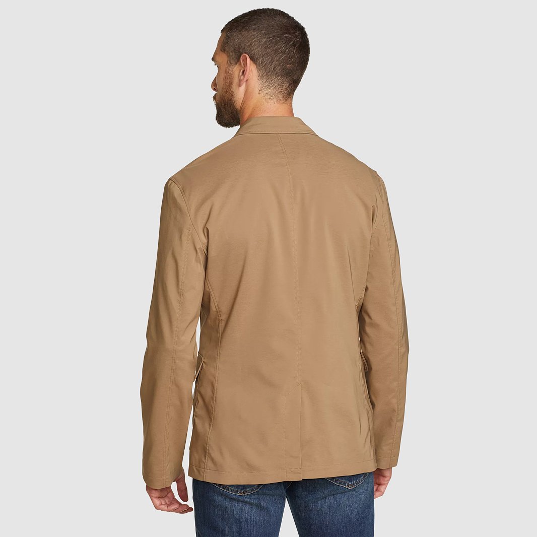Eddie Bauer Men's Ultimate Voyager Travel Blazer Navy Eddie Bauer