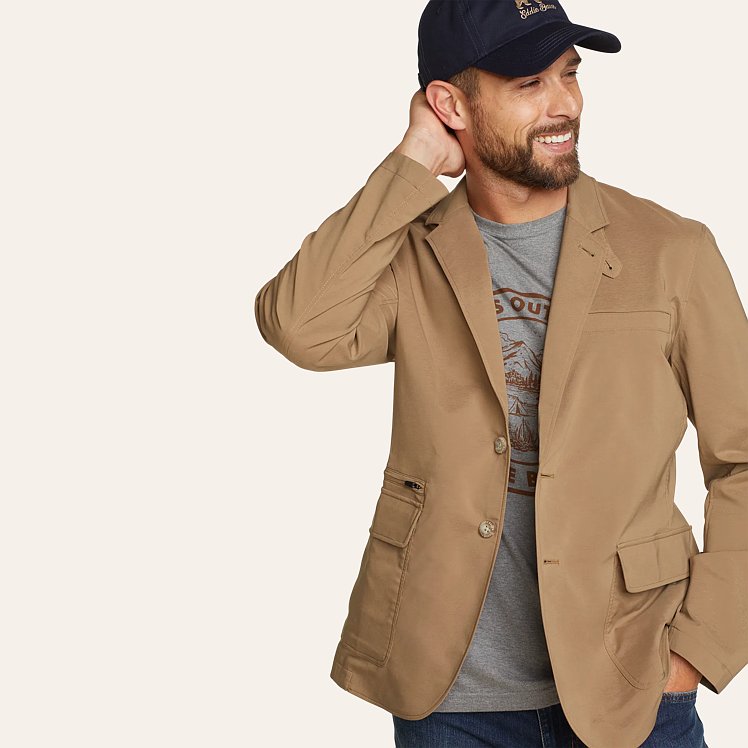 Big and tall travel blazer best sale