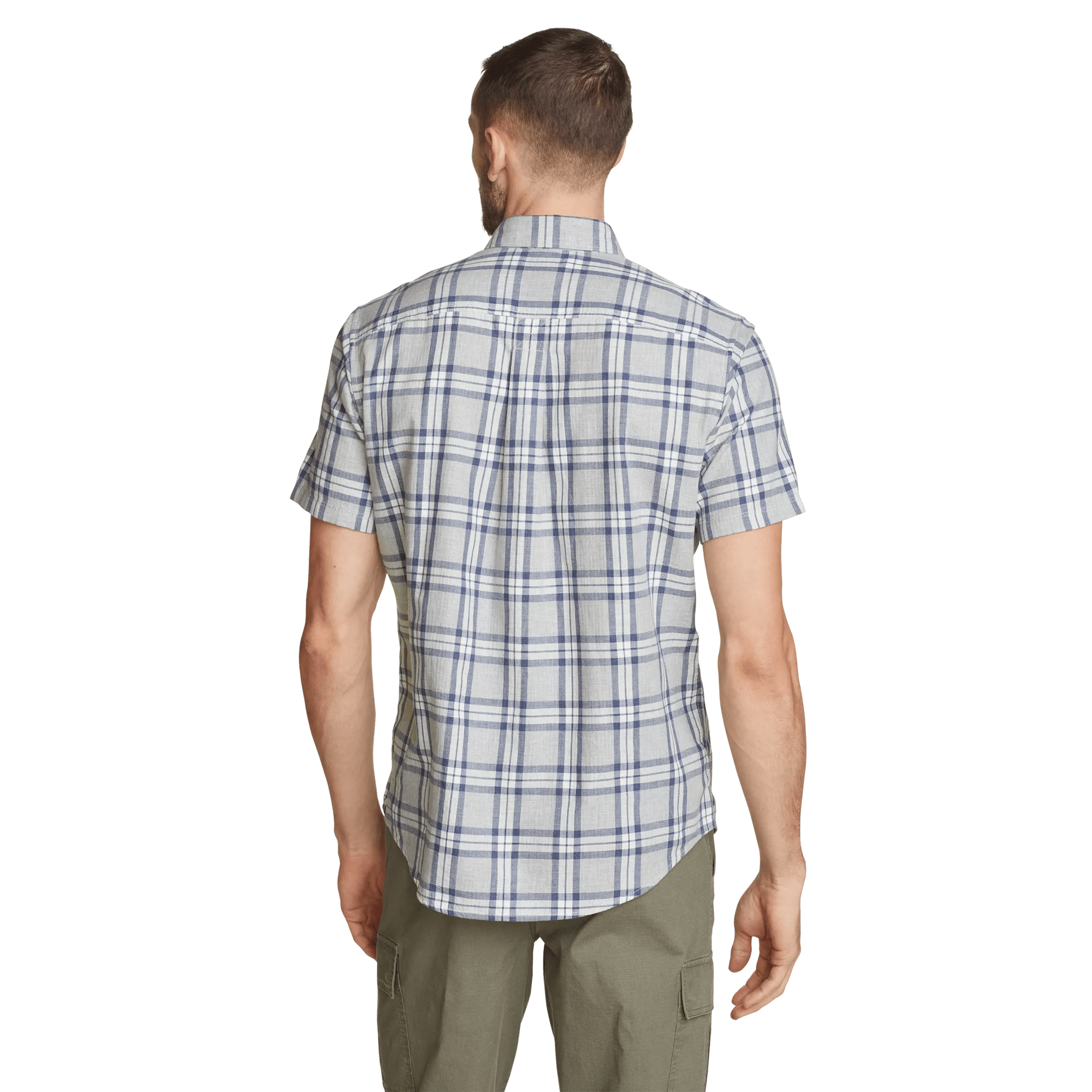 Tidelands Short-Sleeve Yarn-Dyed Textured Shirt