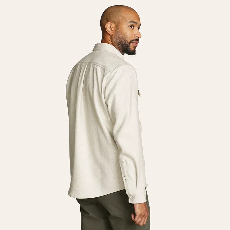 Basin Wool-Blend Shirt