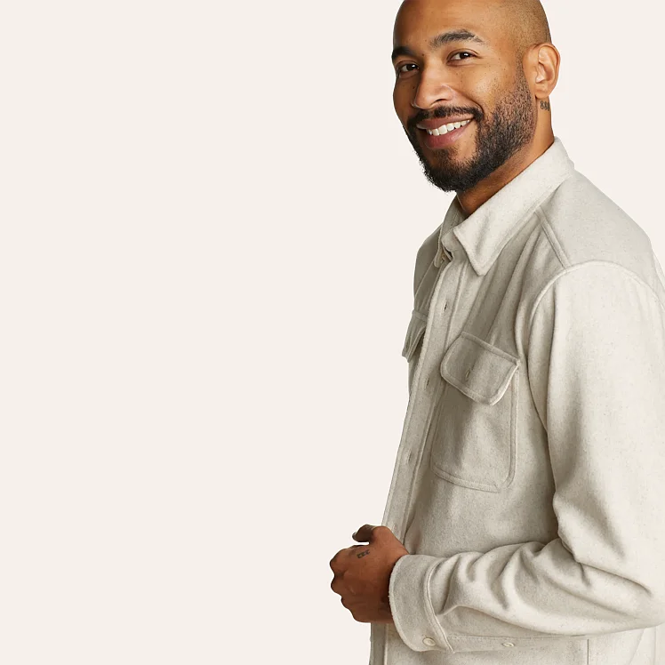 Basin Wool-Blend Shirt