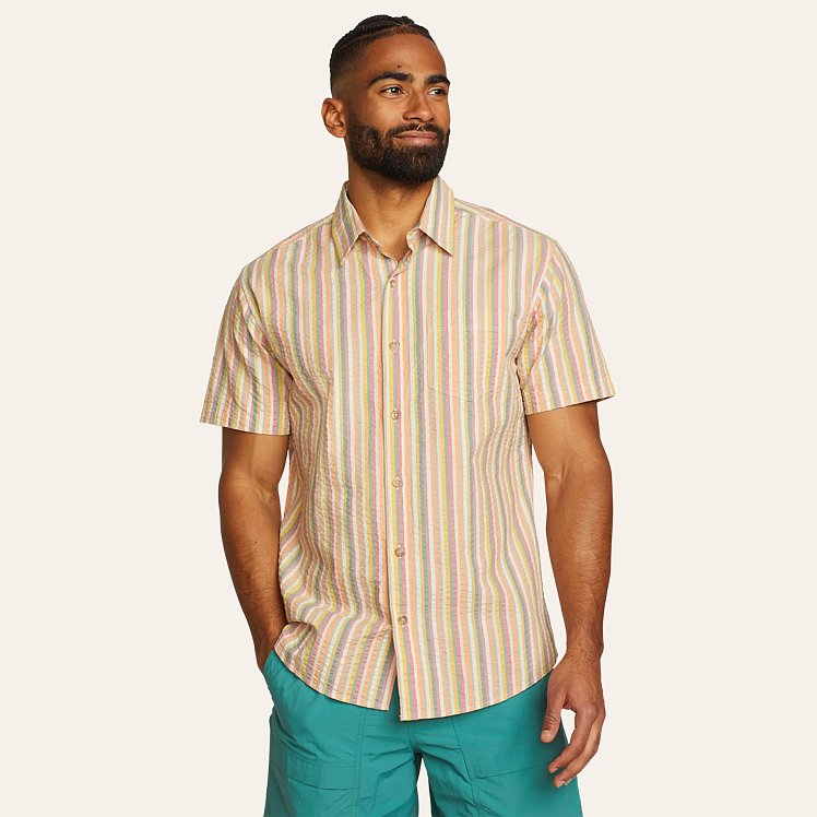 Men's Camano Seersucker Shirt