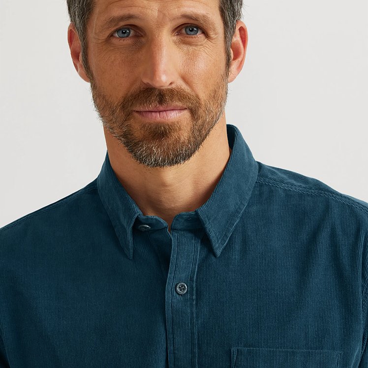 Men's Corduroy Long-Sleeve Shirt
