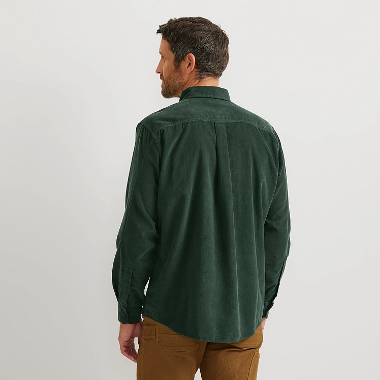 Men's Fine-Wale Corduroy Shirt