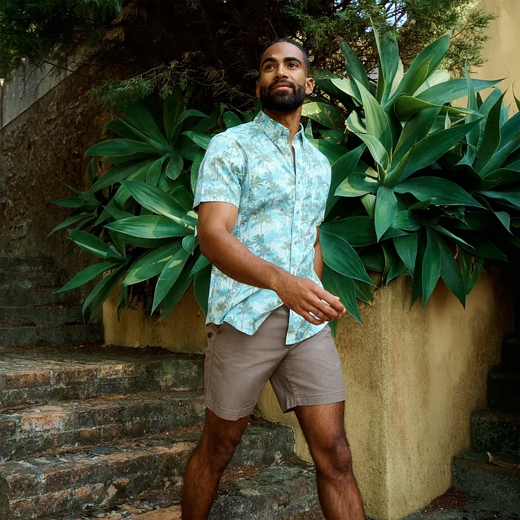 Men's Baja Short-Sleeve Shirt - Print
