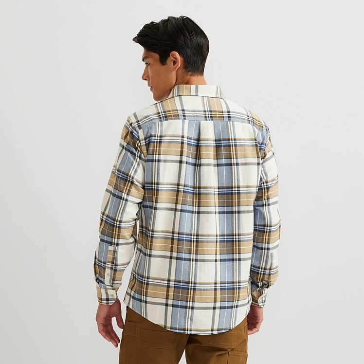 Men's Eddie's Favorite Flannel Relaxed Fit Shirt Plaid Eddie Bauer