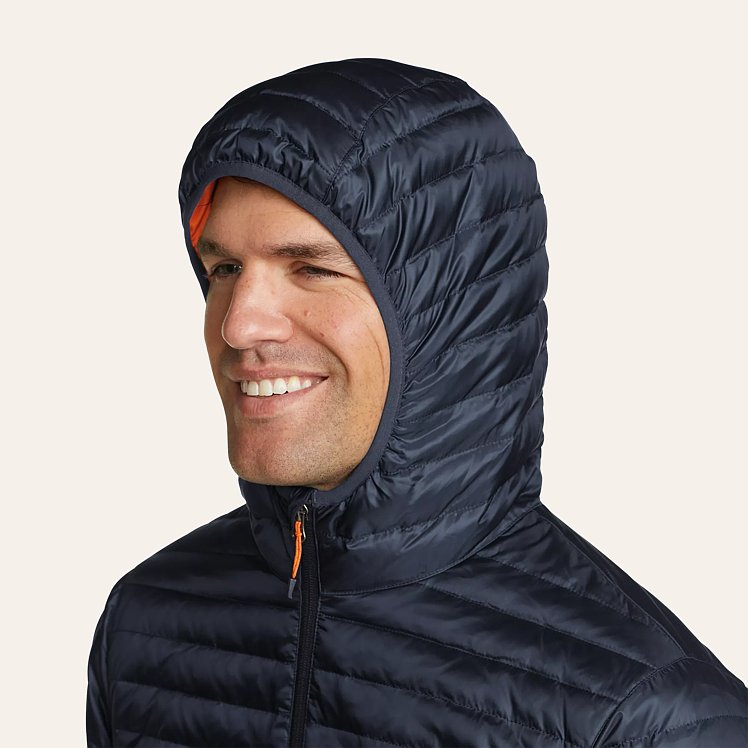 Men's Microlight Down Hooded Jacket | Eddie Bauer Men's Microlight Down Hooded Jacket | Eddie Bauer