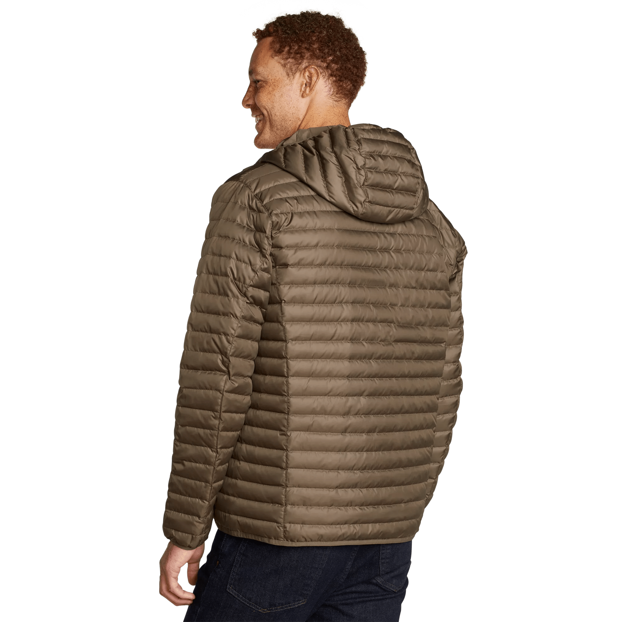 Microlight Down Hooded Jacket