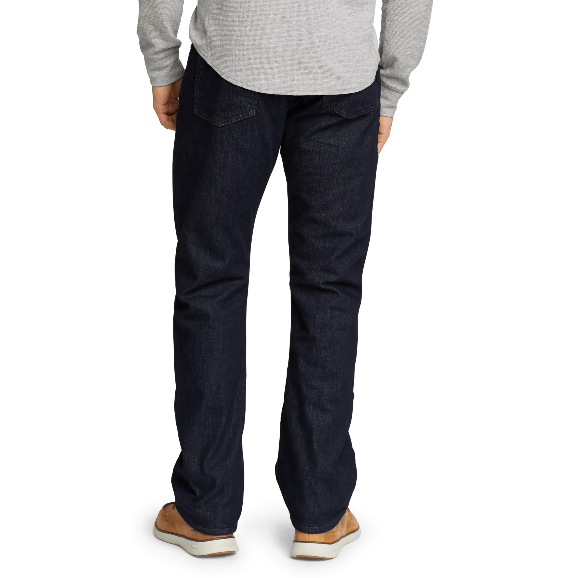 Fleece-Lined Flex Straight Jeans