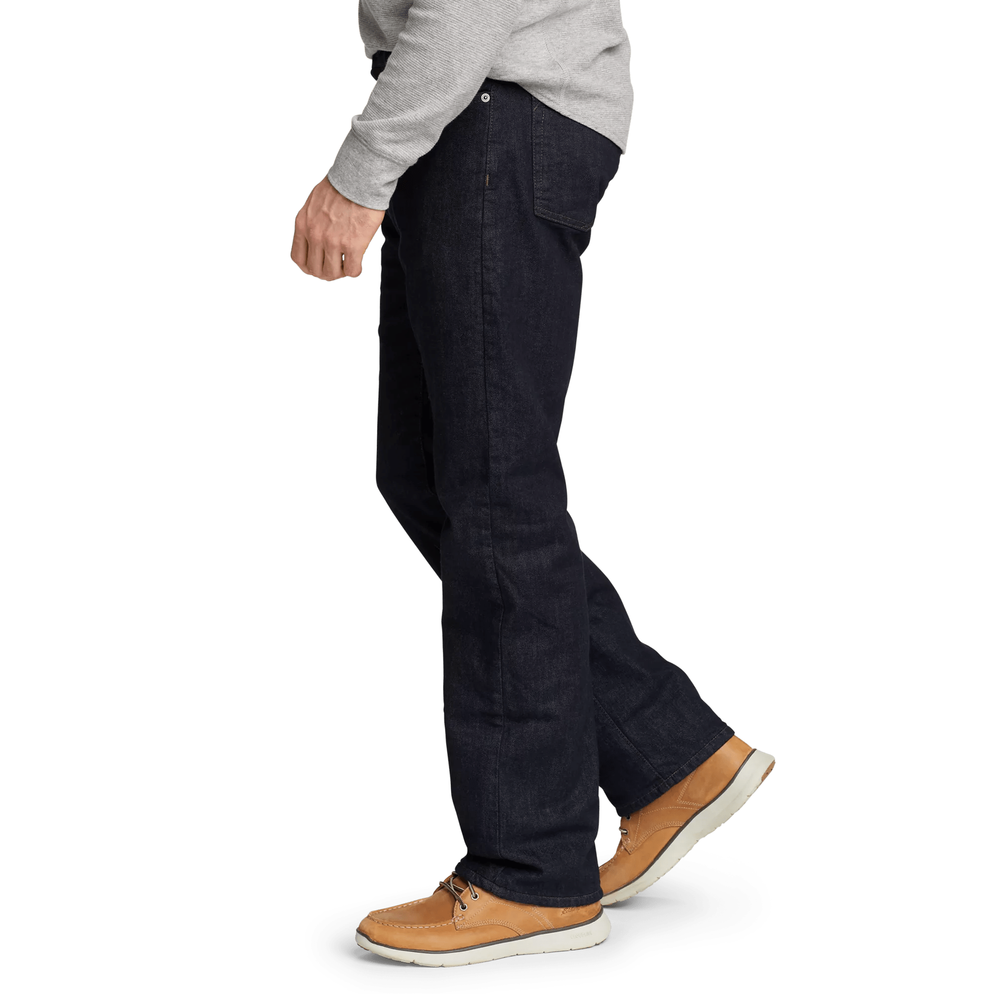 Fleece-Lined Flex Straight Jeans