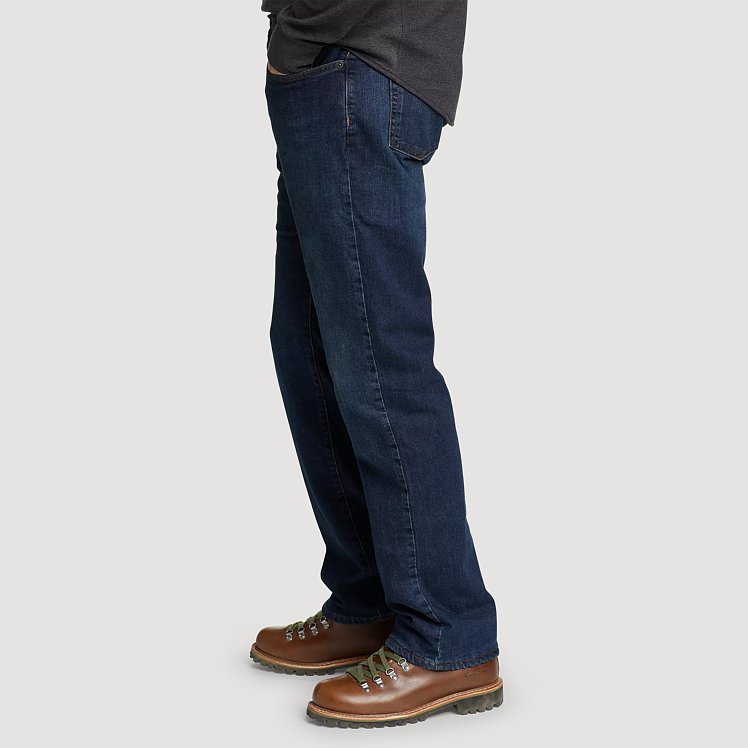 Men's Fleece-Lined Flex Straight Jeans