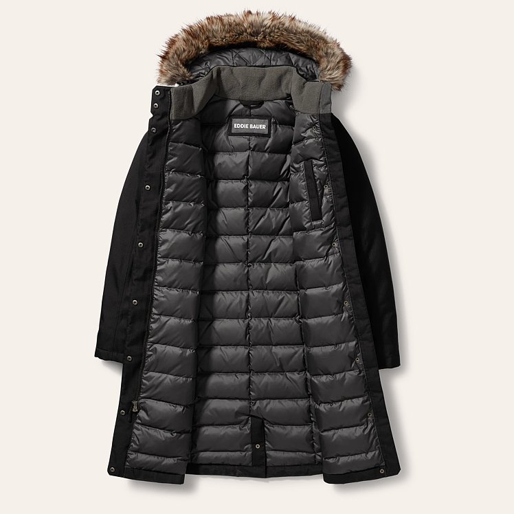 Eddie bauer shops full length down coat