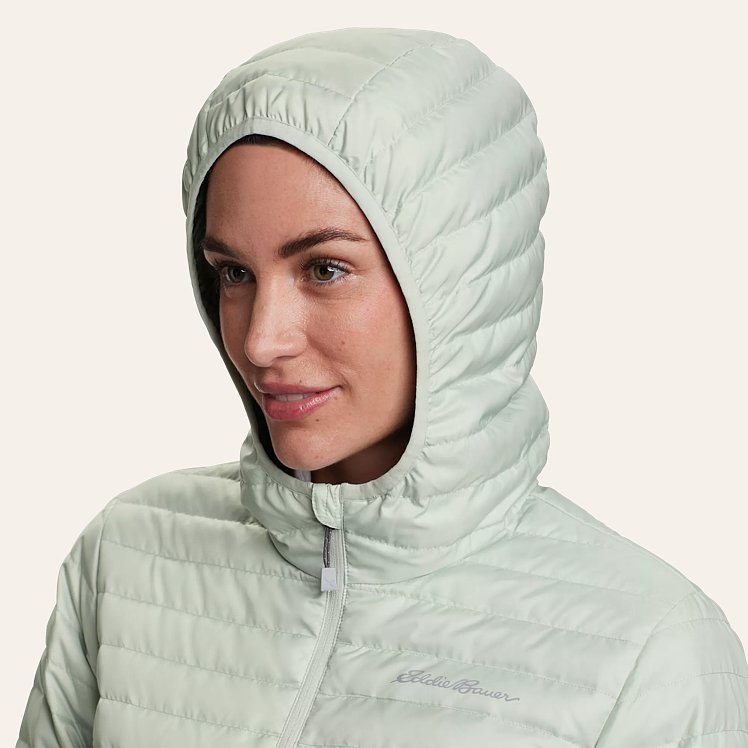 Women s Microlight Down Hooded Jacket Eddie Bauer