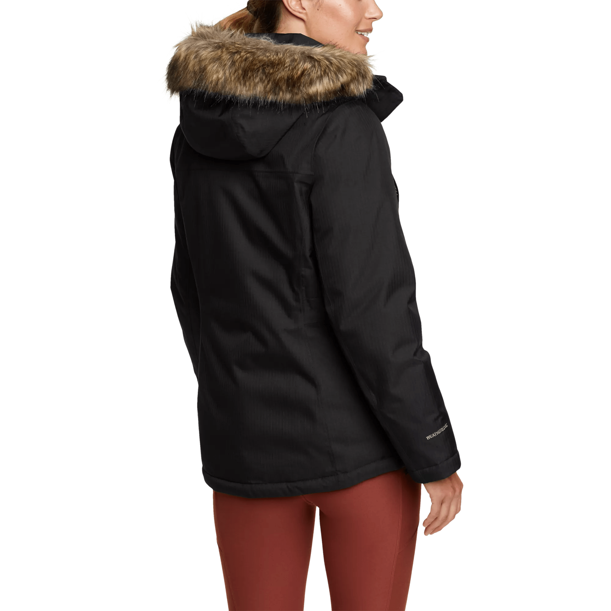 Silver Lining Down Waterproof Hooded Rain Jacket