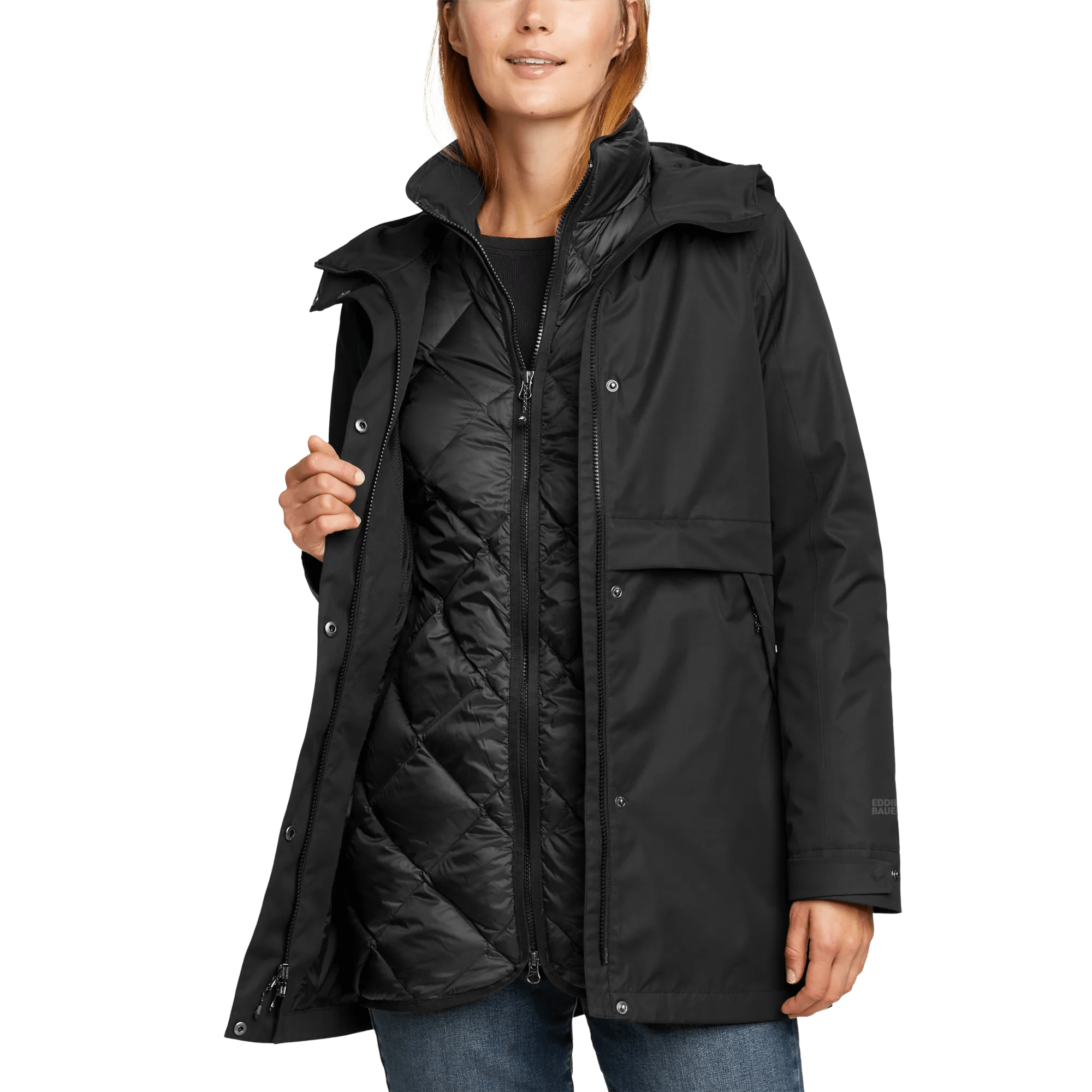 Mountain Town 3-In-1 Down Waterproof Rain Parka
