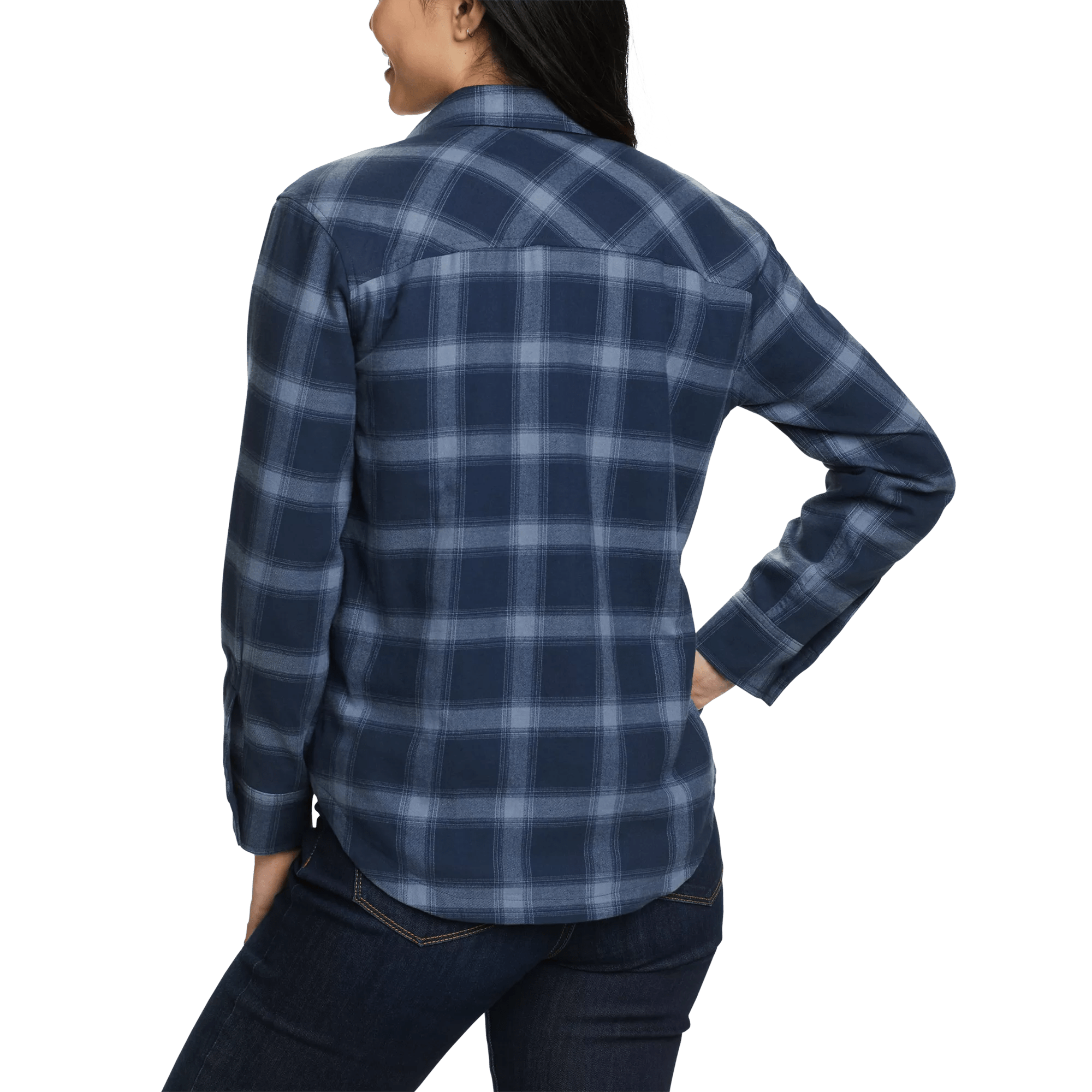 Faux Shearling-Lined Flannel Shirt Jacket