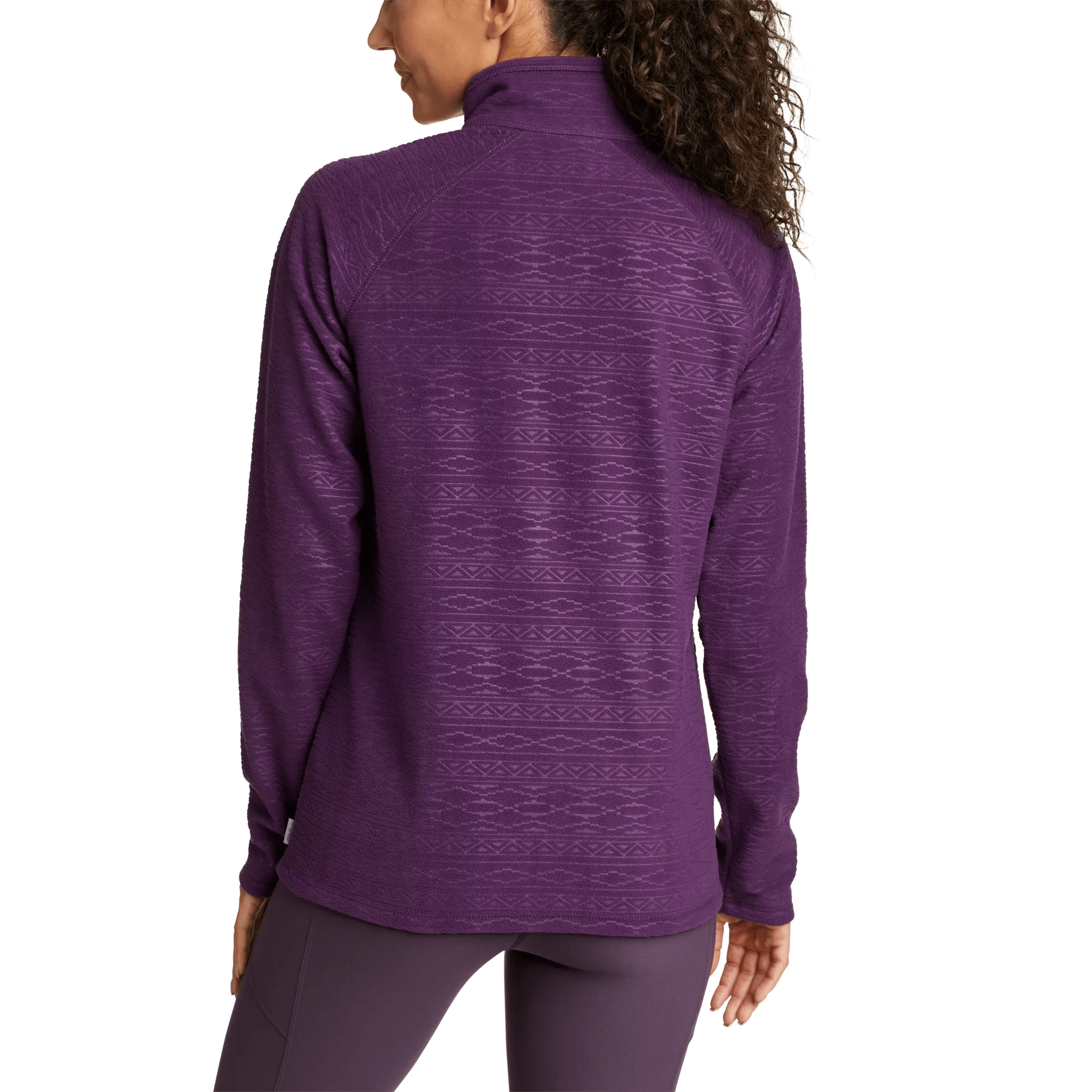 Fast Fleece Raglan-Sleeve 1/4-Zip - Print