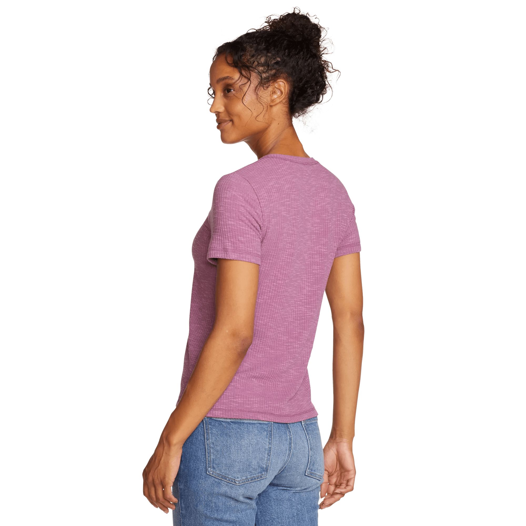 Meadowbrook Ribbed Notch Neck T-Shirt