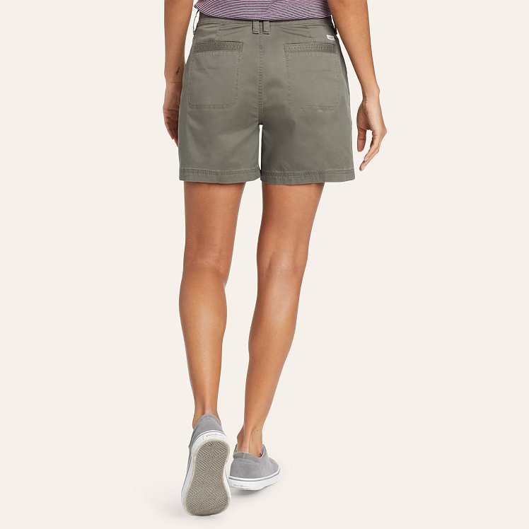 Eddie Bauer Women s Aspire Chino Shorts Green 12 Shop Gifts for Her