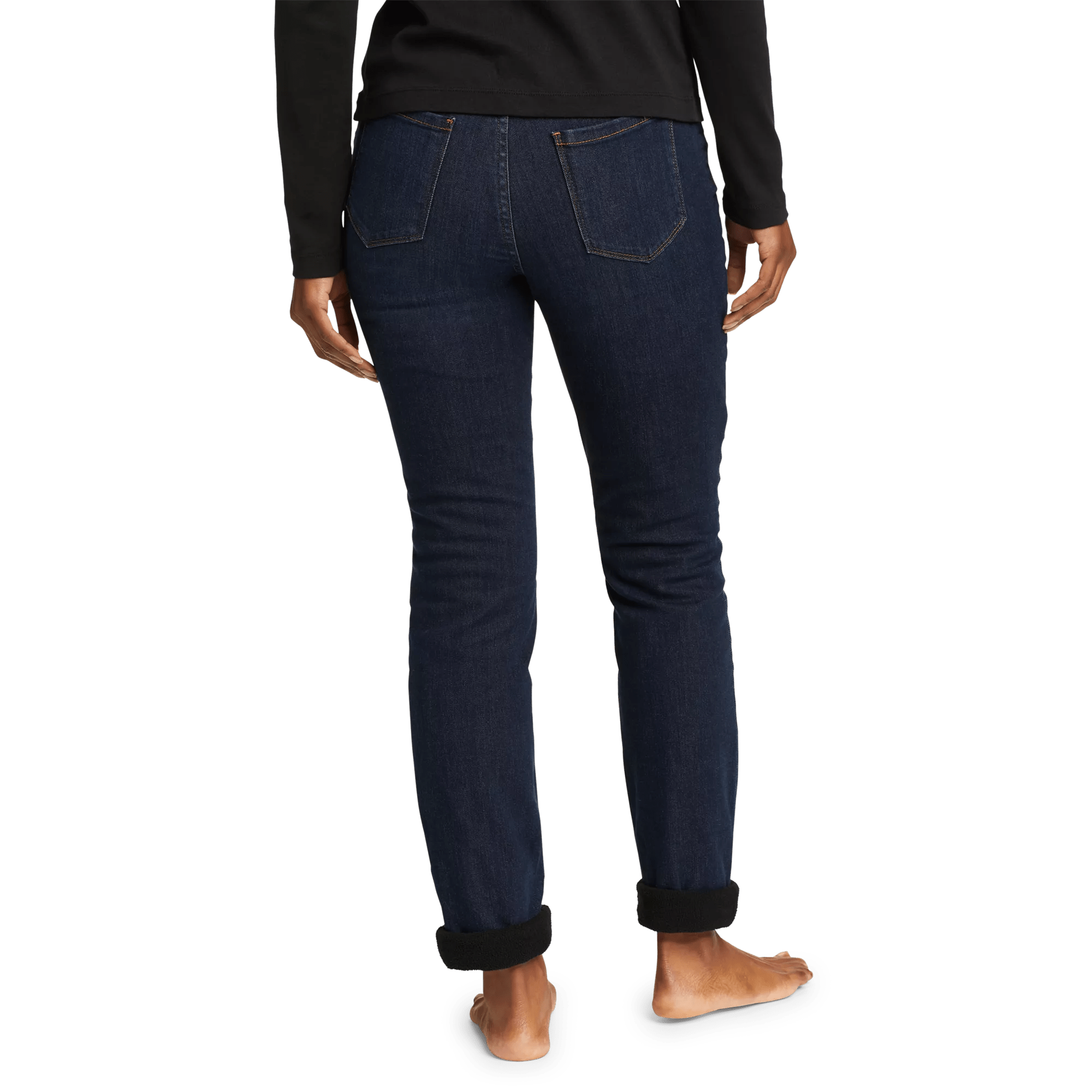 Revival High-Rise Fleece-Lined Jeans