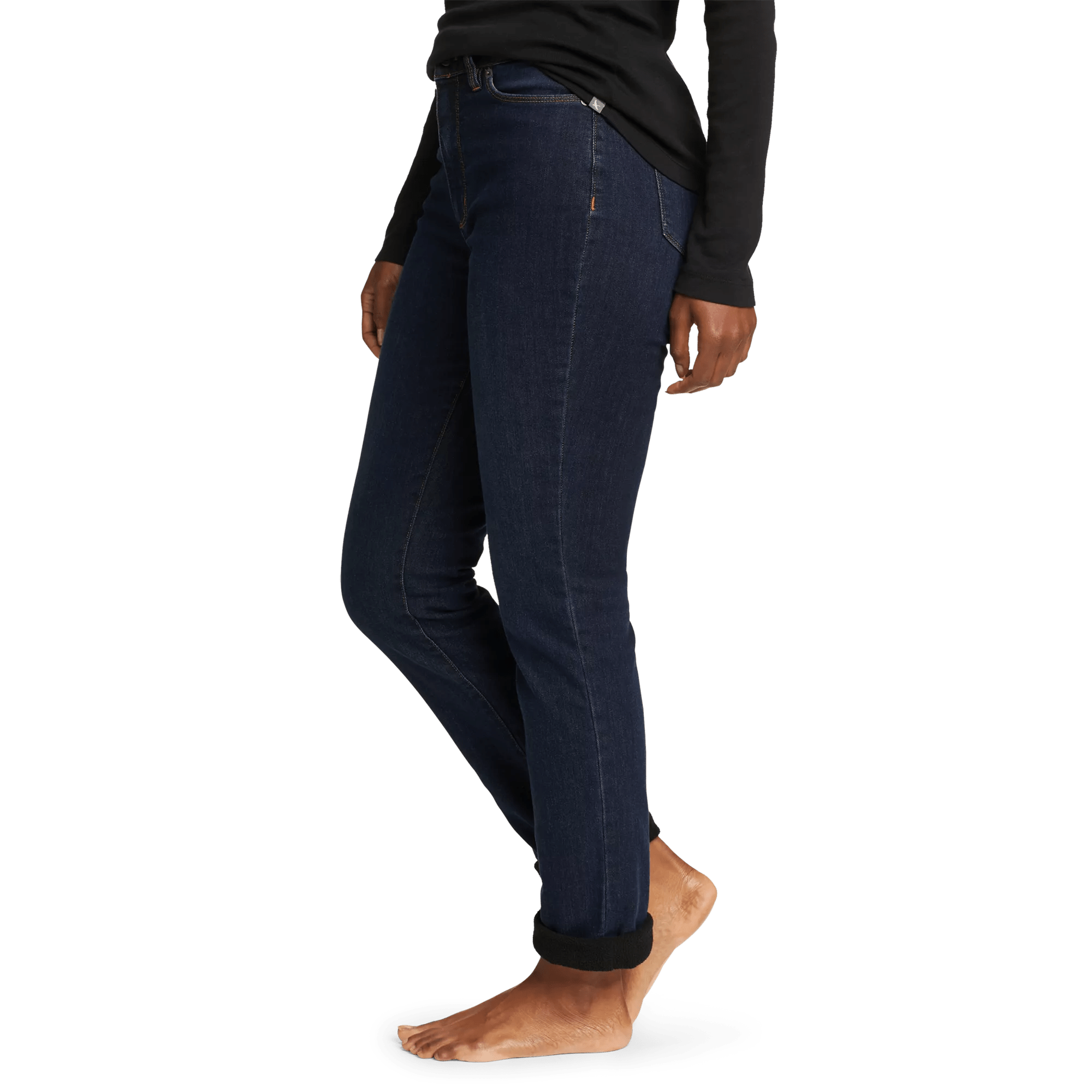 Revival High-Rise Fleece-Lined Jeans