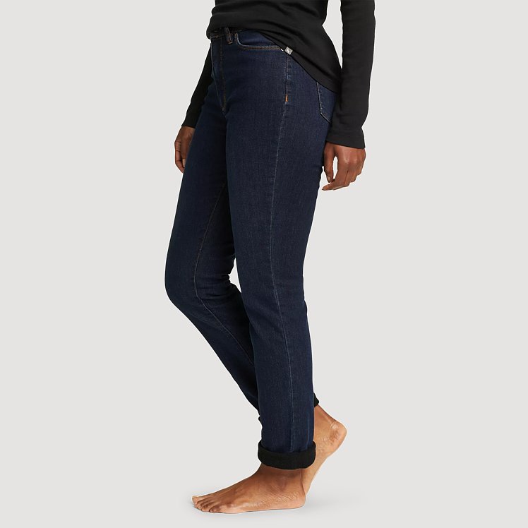 Women's Revival High-Rise Fleece-Lined Jeans