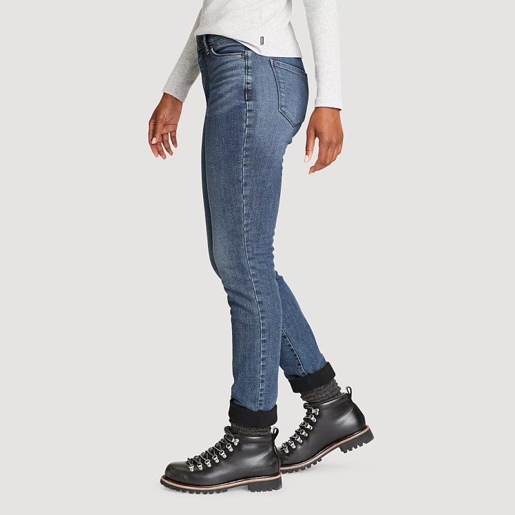 Winter Fleece Women's Fleece Lined Bootcut Jeans Baleaf