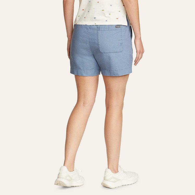 Women s Wave Break Linen blend Shorts Eddie Bauer