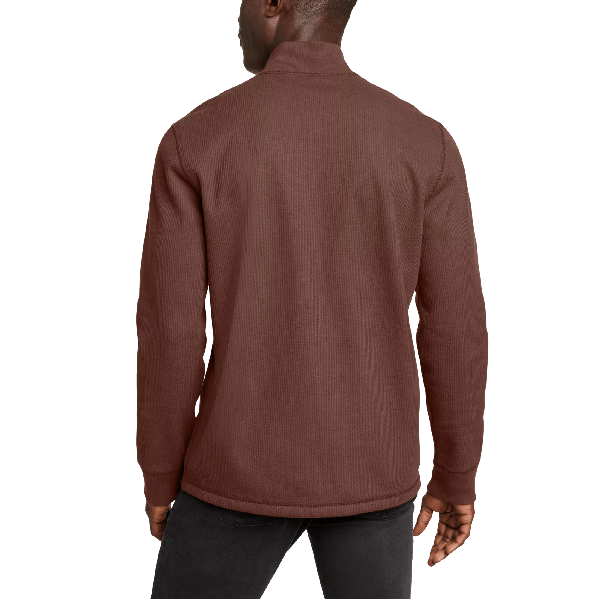 Faux Shearling-Lined Thermal Henley