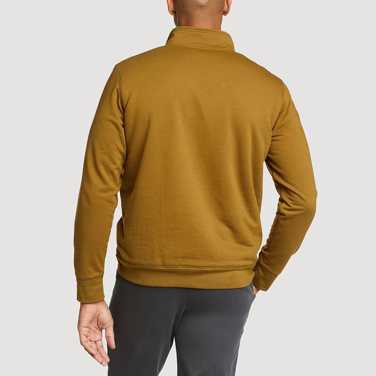 Men's Everyday Faux-shearling-lined 1/4-zip | Eddie Bauer