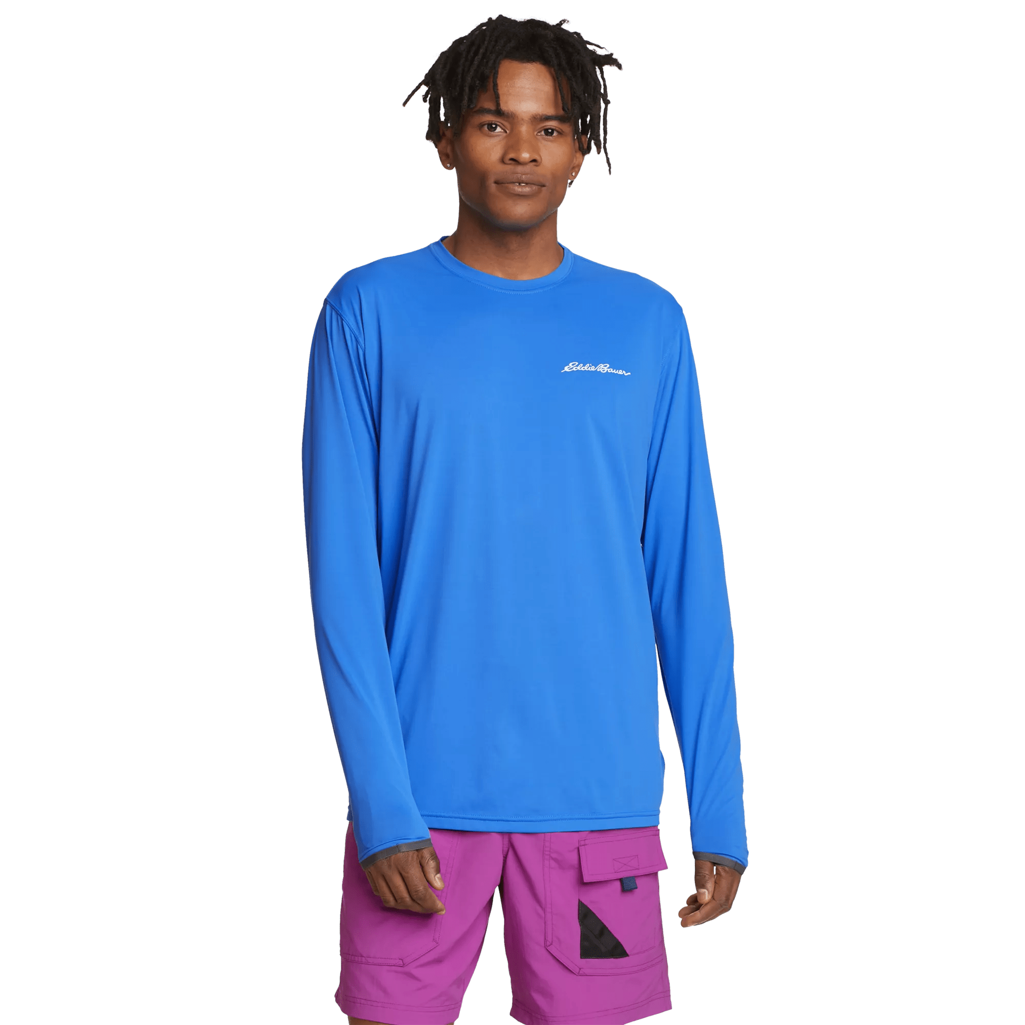 Marine Air UPF Long-Sleeve Crew Sweatshirt - Gone Fishing