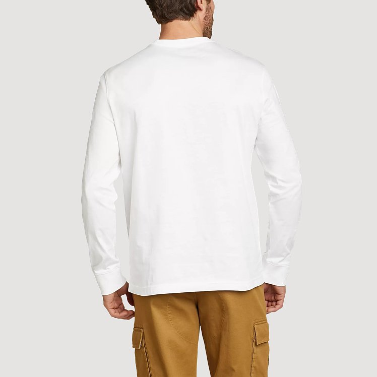 Men's Legend Wash Classic Long-Sleeve 100% Cotton T-Shirt