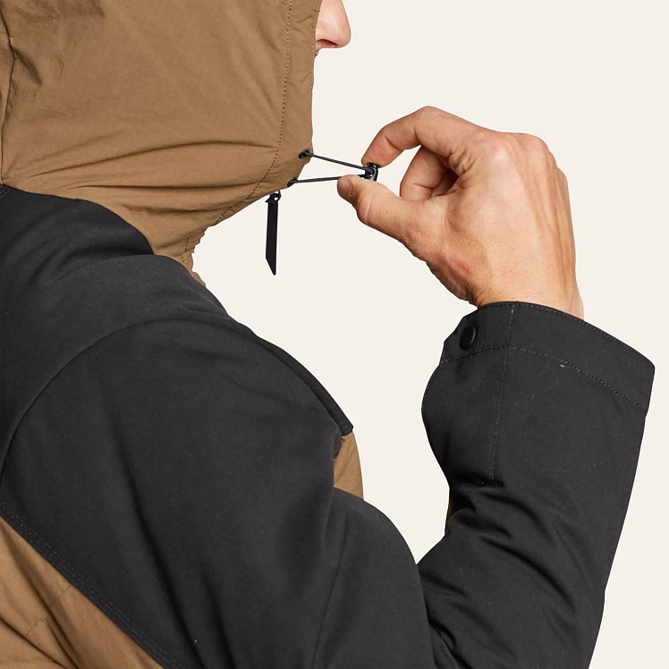 Mountain ops down hooded jacket deals