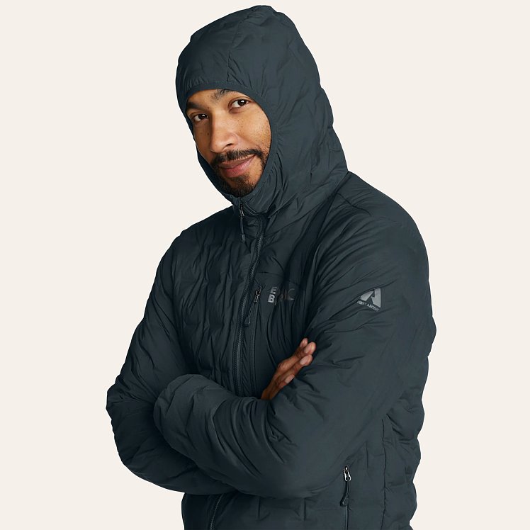 Men s MicroTherm FreeFuse Stretch Down Hooded Jacket