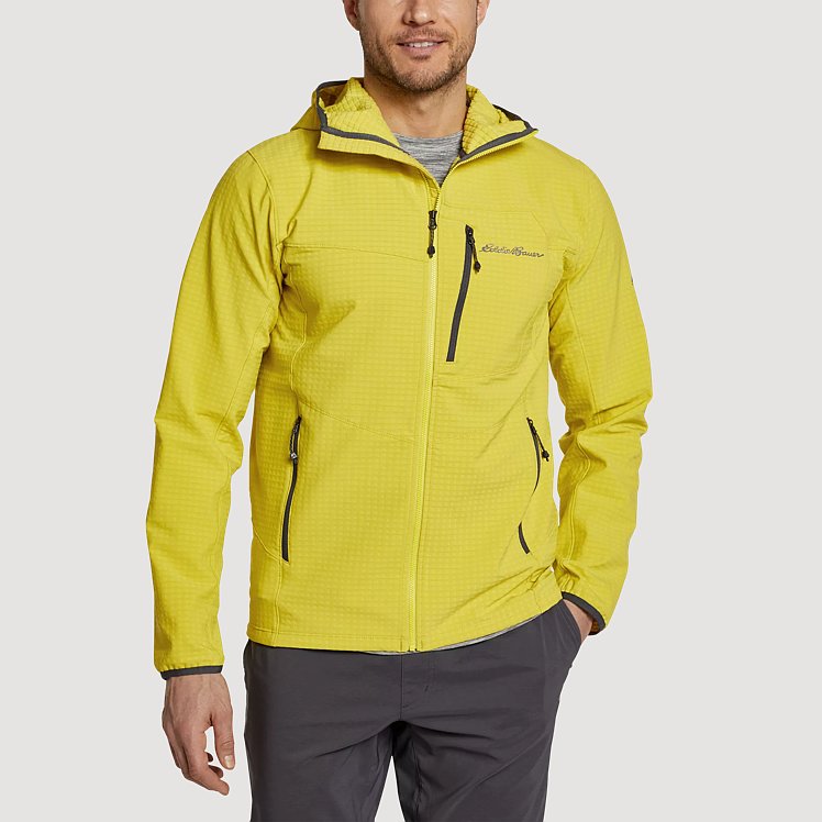 Men's Sandstone Backbone Grid Hoodie