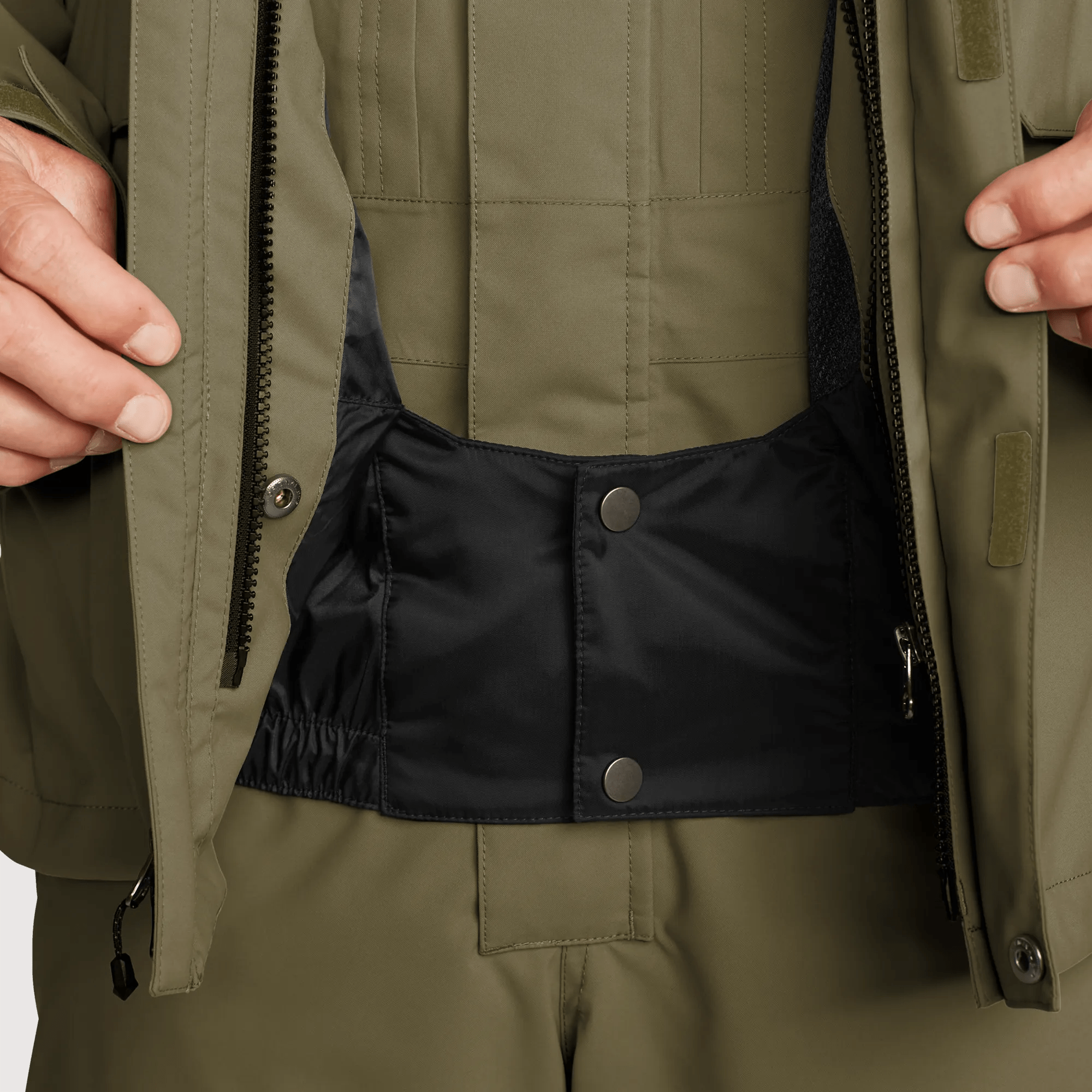 Funkski 3-In-1 Insulated Waterproof Hooded Ski Jacket