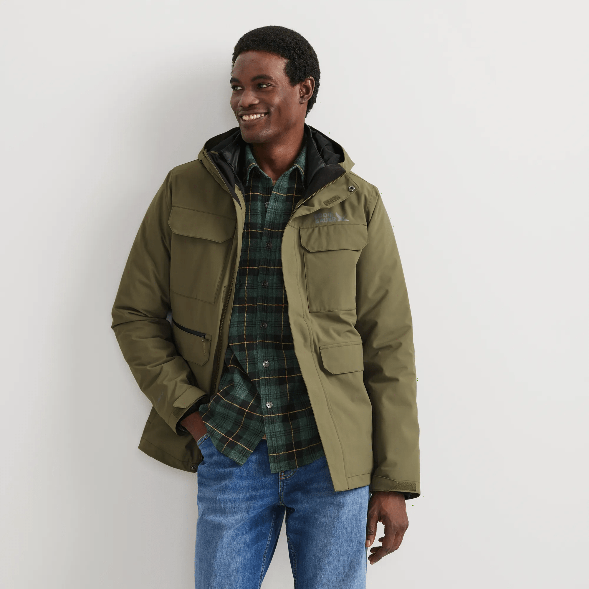 Funkski 3-In-1 Insulated Waterproof Hooded Ski Jacket