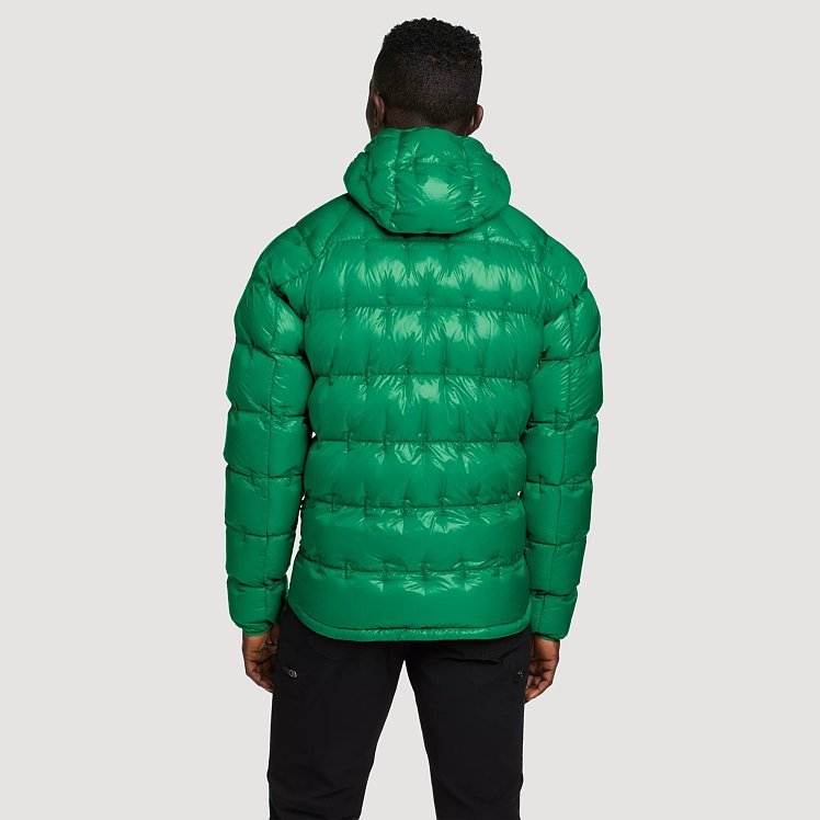 新品タグ付き 00s Eddie Bauer puff down jacket EDDIE BAUER VNTG EBTEK GOOSE DOWN JACKET GREEN BLACK CLASSIC