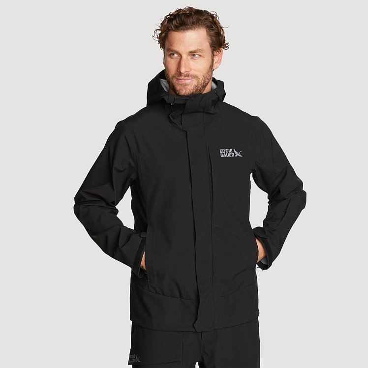 •90’s USA Eddie Bauer GORE ブラック シェルパーカー Men's Chair Six Waterproof Ski Shell Jacket | Eddie Bauer
