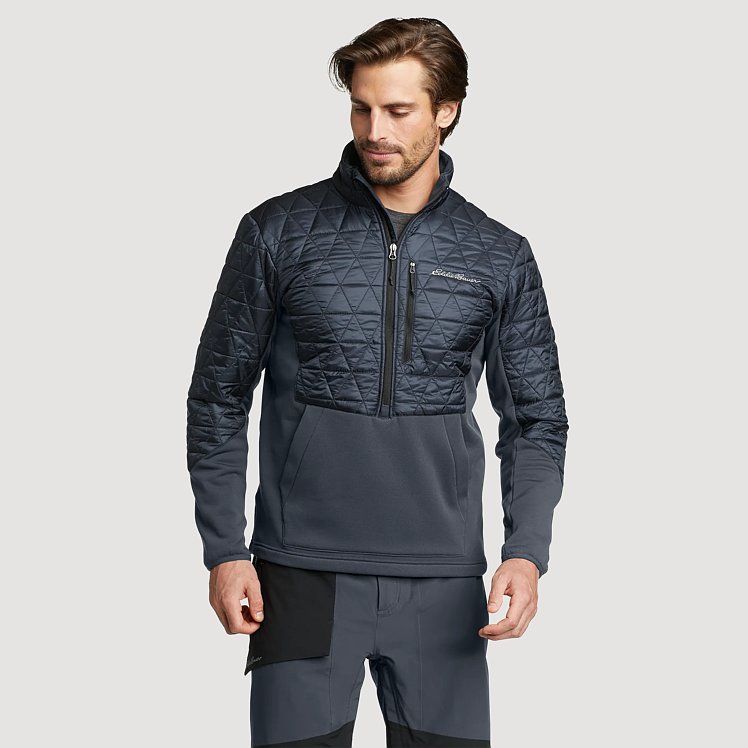 Men's Chair Six Hybrid 1/2-zip Ski Pullover | Eddie Bauer