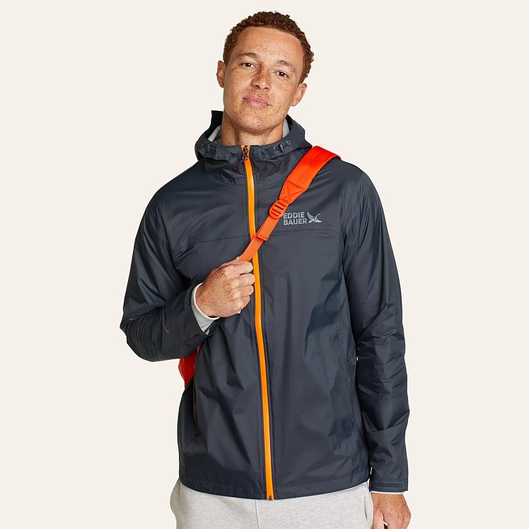 Eddie bauer men's cloud cap lightweight rain jacket deals