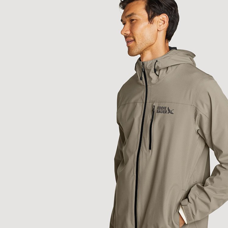 Men's Cloud Cap Stretch Waterproof Rain Jacket