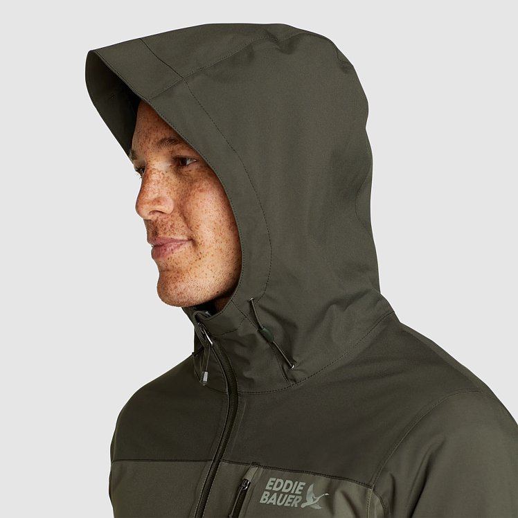 Men s Cloud Cap Stretch Waterproof Rain Jacket Eddie Bauer