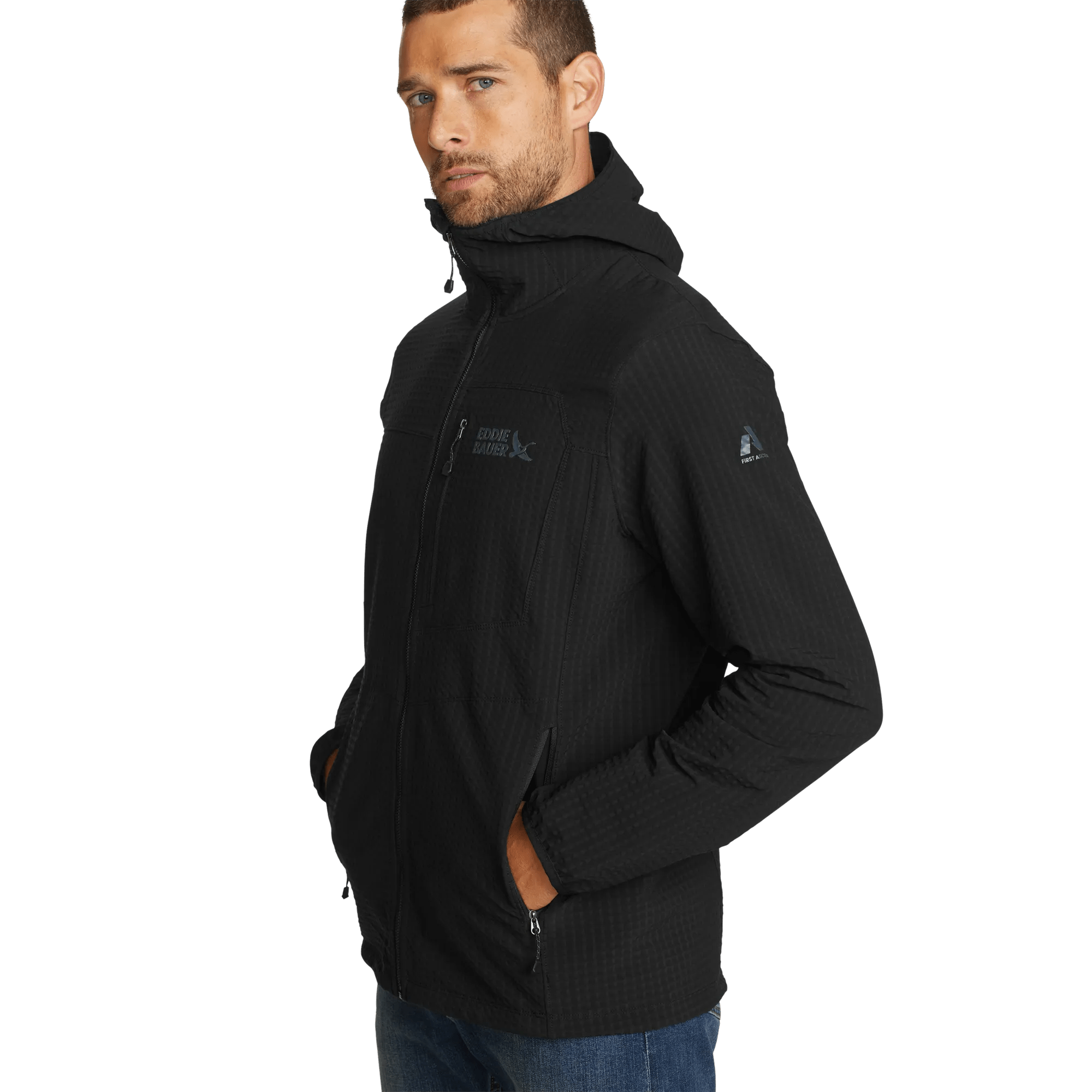 Sandstone Grid Hoodie