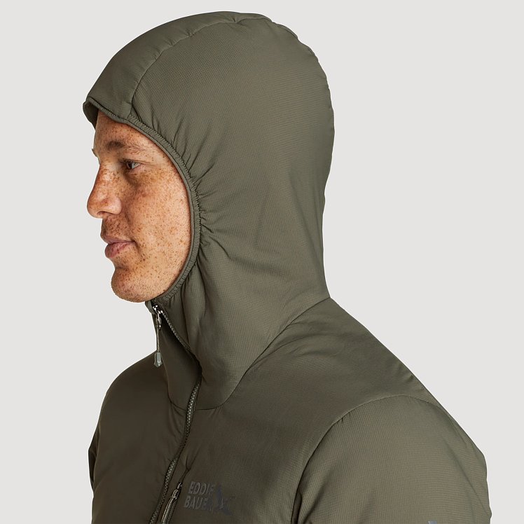 Men's Astro-air Insulated Hooded Hybrid Jacket | Eddie Bauer