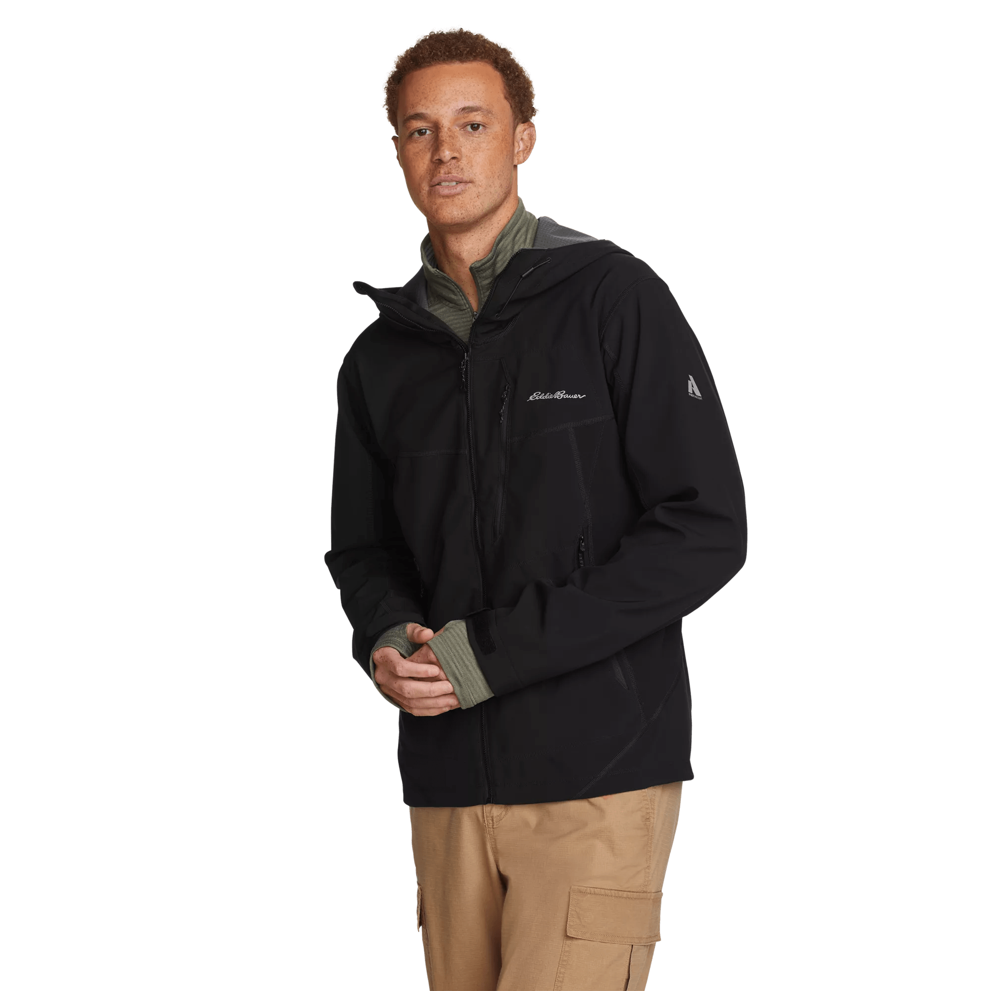 Eddie Bauer Sandstone Shield Hooded Jacket Hamilton Place