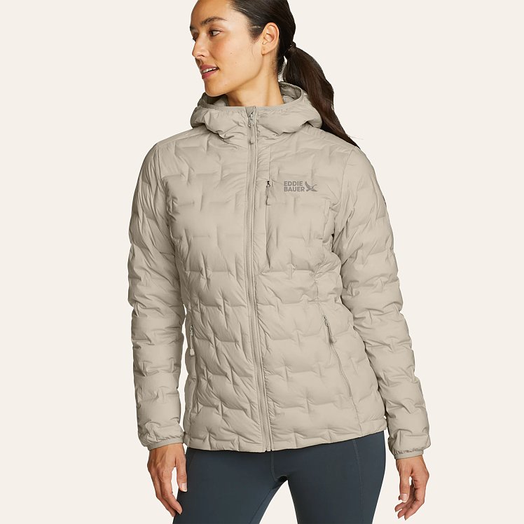 Women s Microtherm Freefuse Stretch Down Hooded Jacket Eddie Bauer