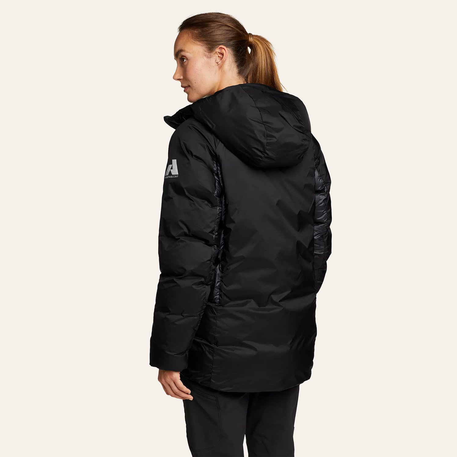 Eddie Bauer Women s Downclime Alpine Parka Jacket Black Size XL