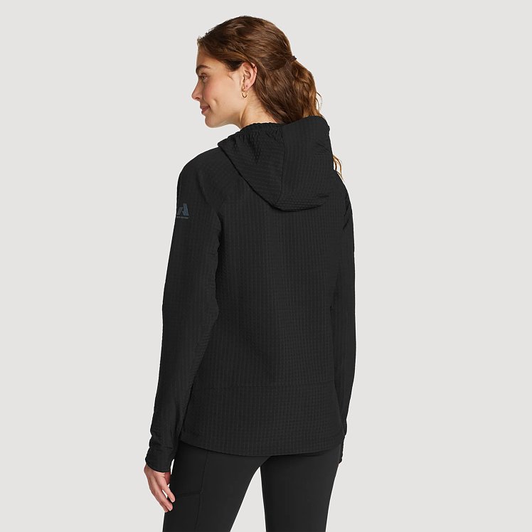 Women's Sandstone Backbone Grid Hoodie | Eddie Bauer