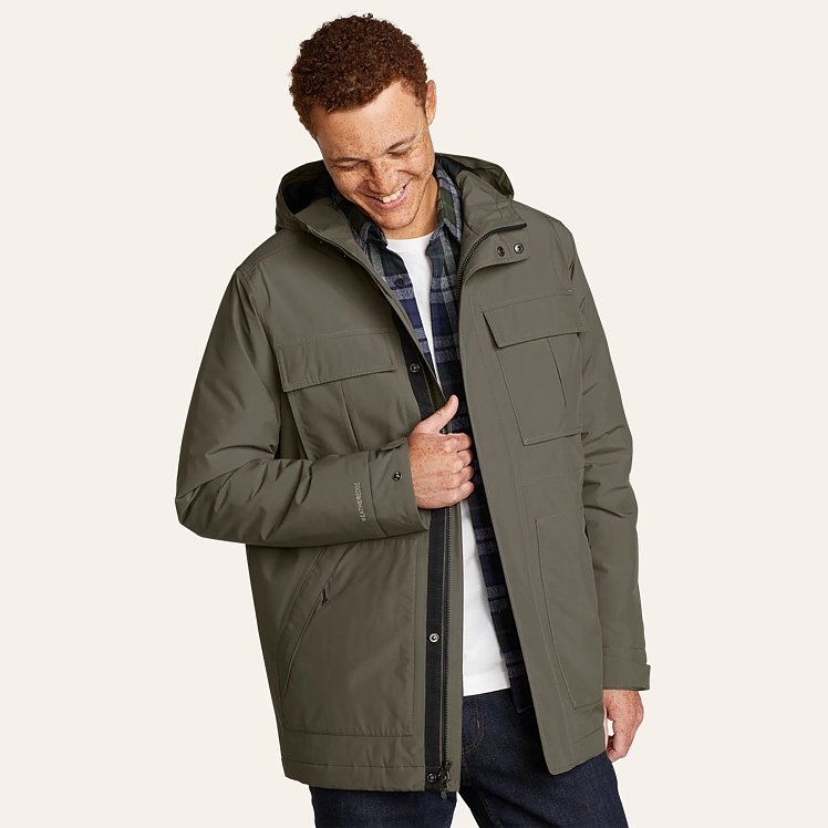 Insulated rain parka best sale